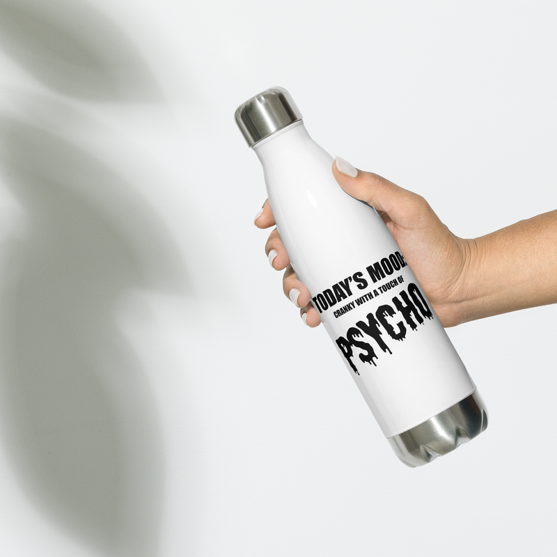 Vattenflaska i stål med texten - Todays mood