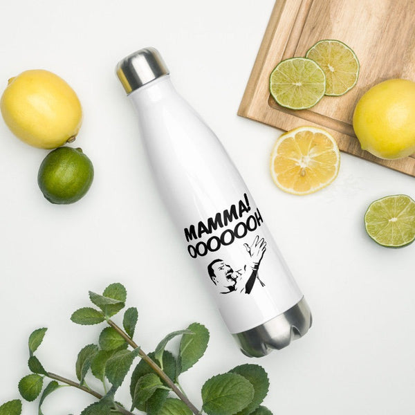Vattenflaska i stål med texten - Mamma OOOOOOOH!
