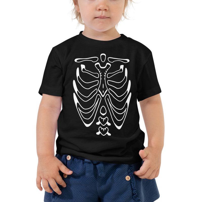 T-shirt för barn med skelett