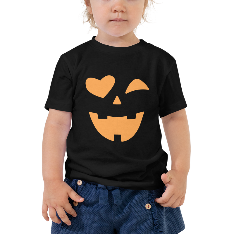 T-shirt för barn med halloween pumpa