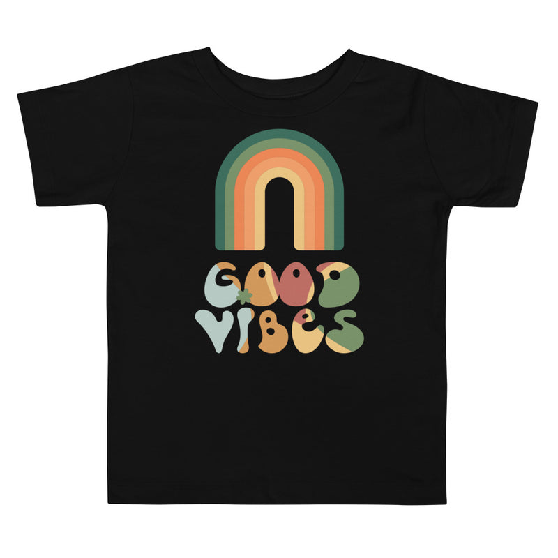 T-shirt för barn med texten - "Good vibes"