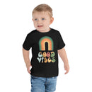 T-shirt för barn med texten - "Good vibes"