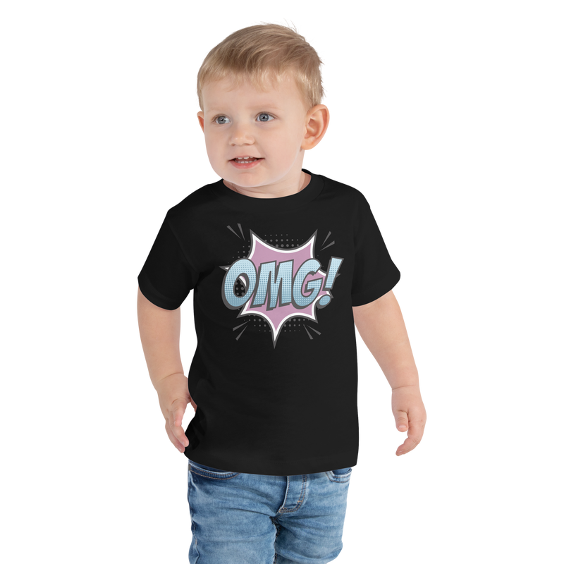T-shirt för barn med texten "OMG!"