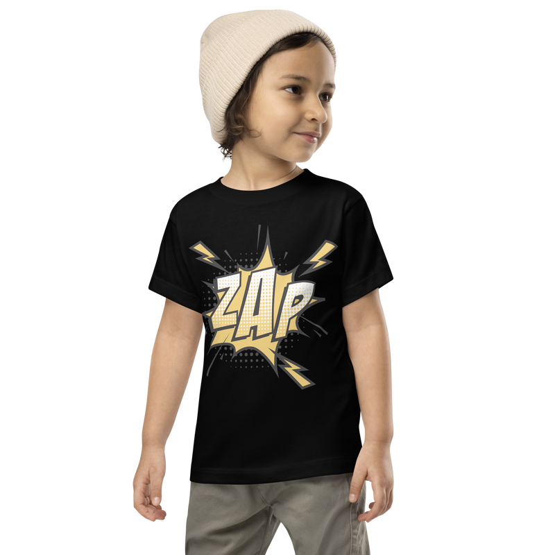 T-shirt för barn med texten "ZAP"