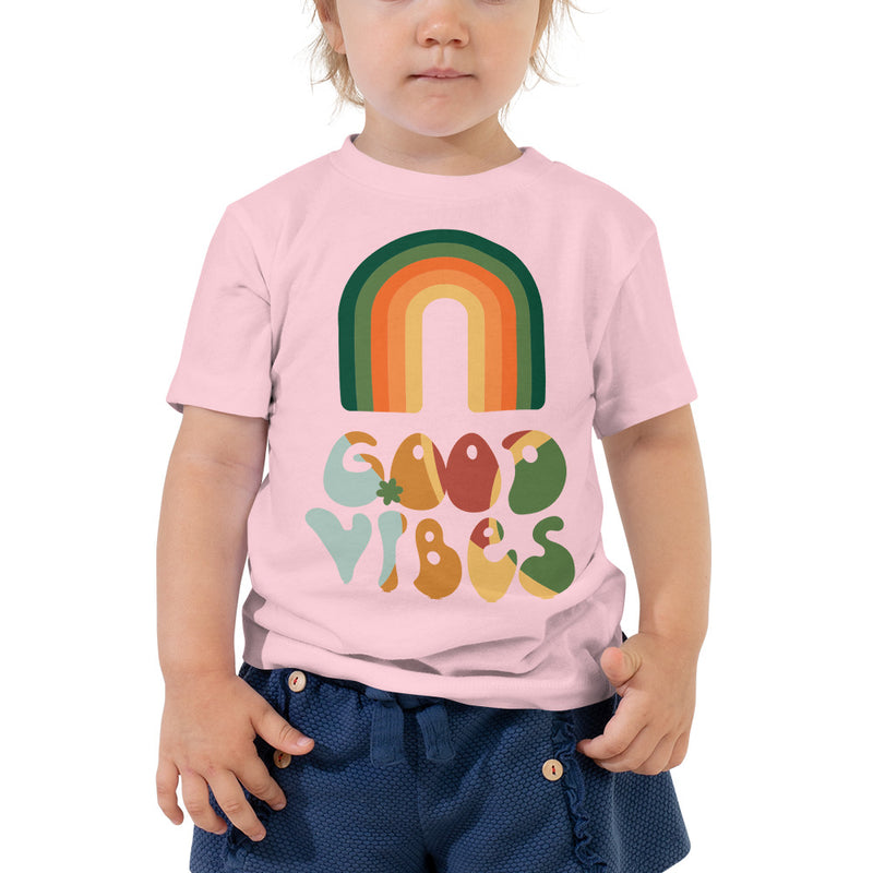 T-shirt för barn med texten - "Good vibes"