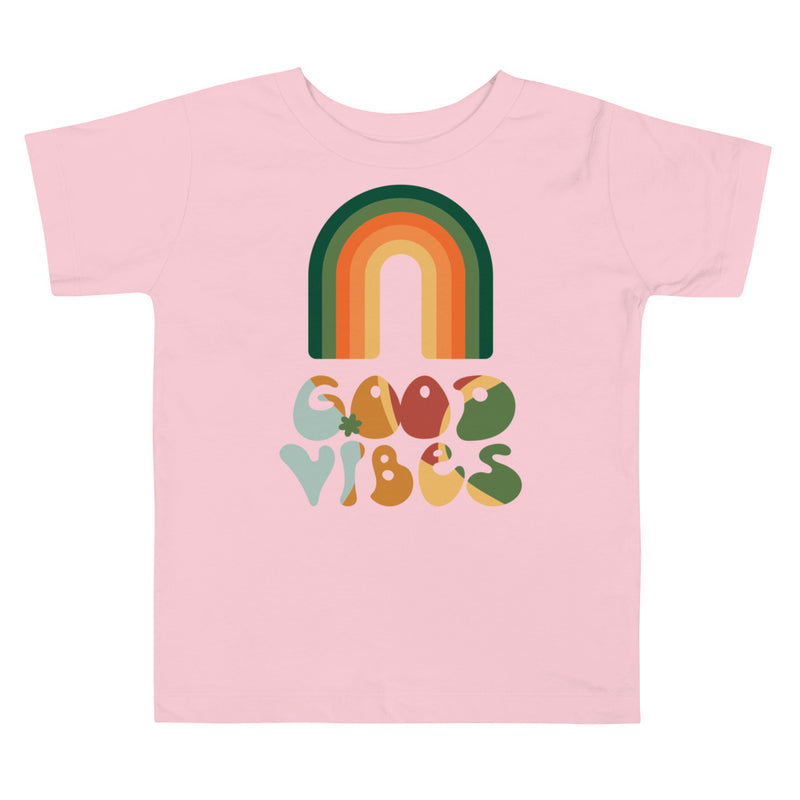 T-shirt för barn med texten - "Good vibes"