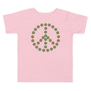 T-shirt för barn med peactecken av blommor