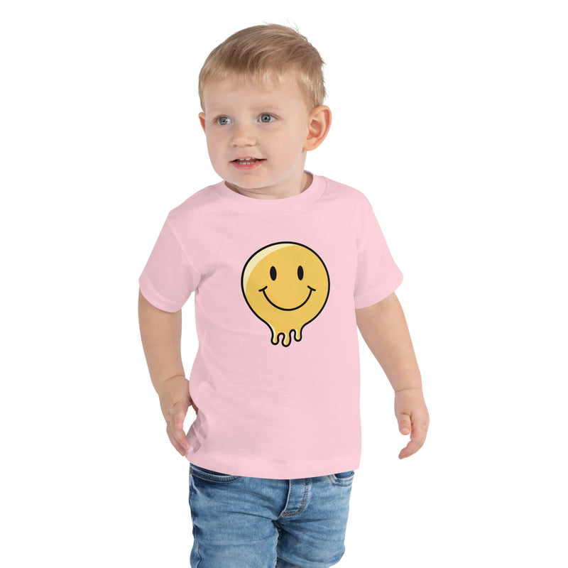 T-shirt för barn med smältande smiley