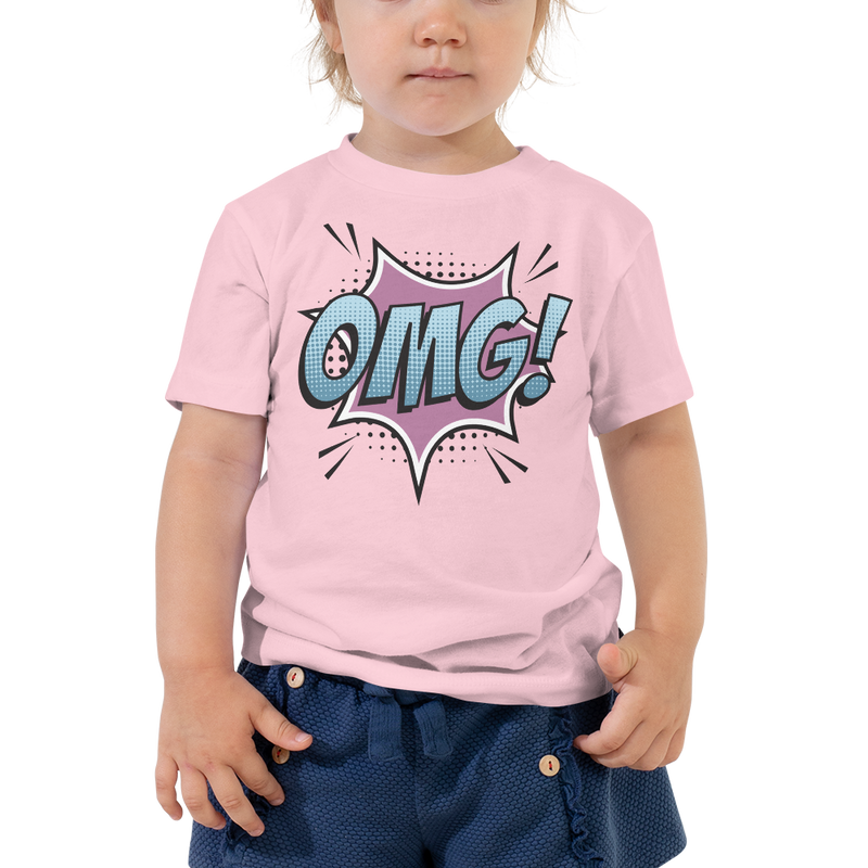 T-shirt för barn med texten "OMG!"