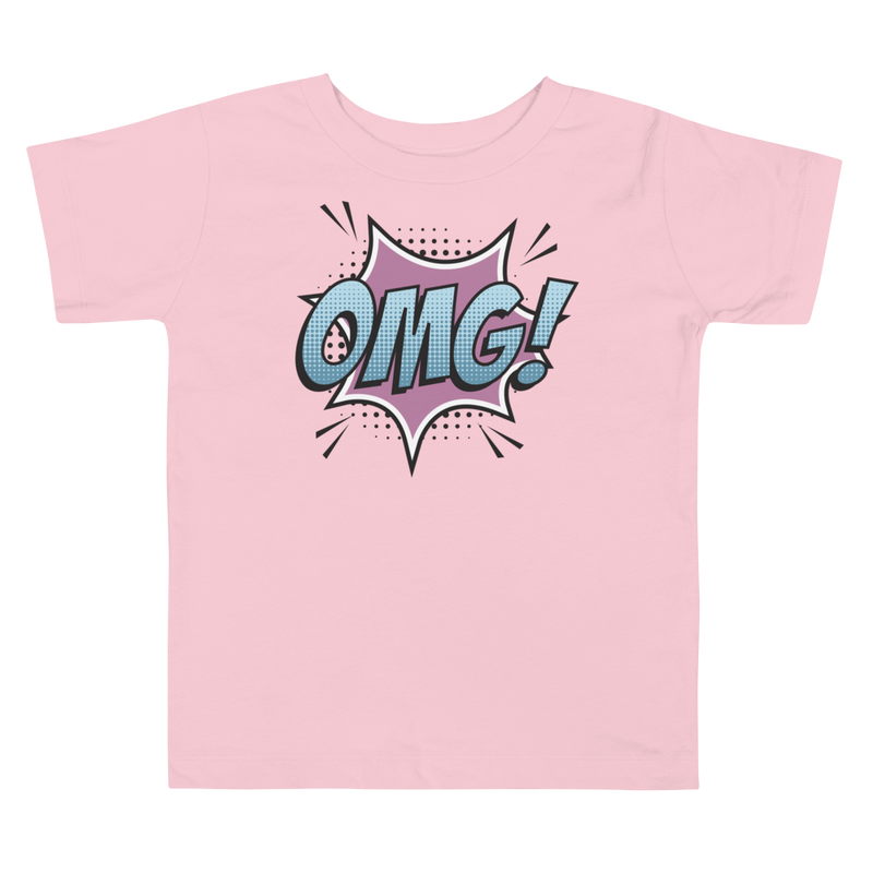 T-shirt för barn med texten "OMG!"