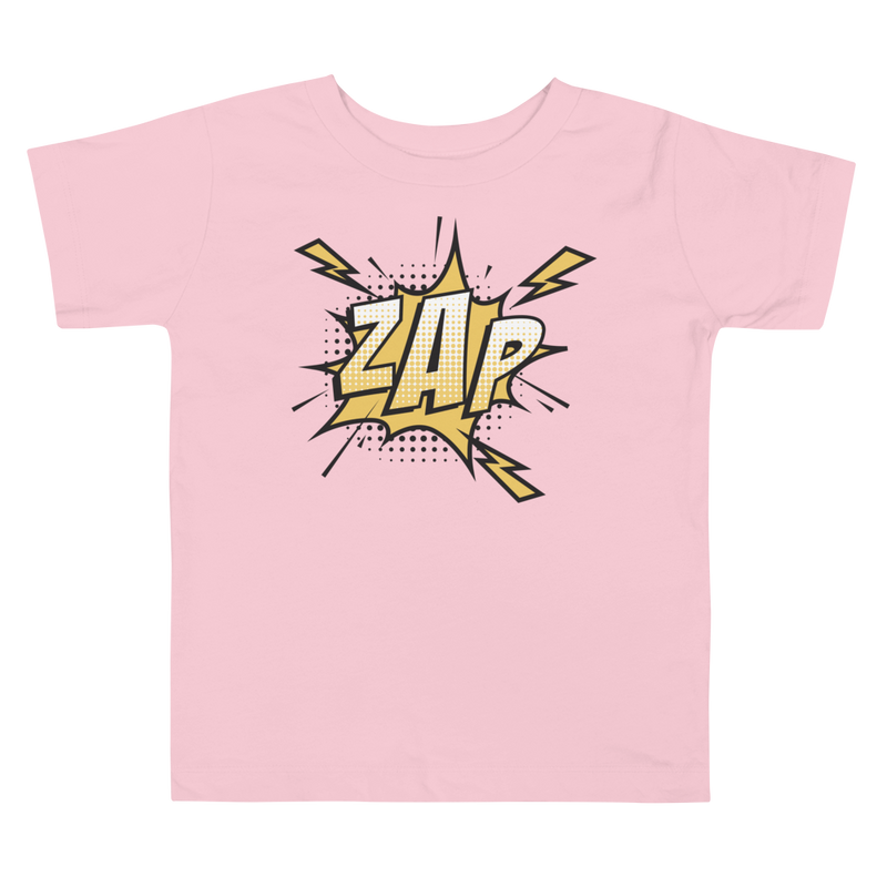 T-shirt för barn med texten "ZAP"