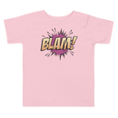 T-shirt för barn med texten "BLAM!"