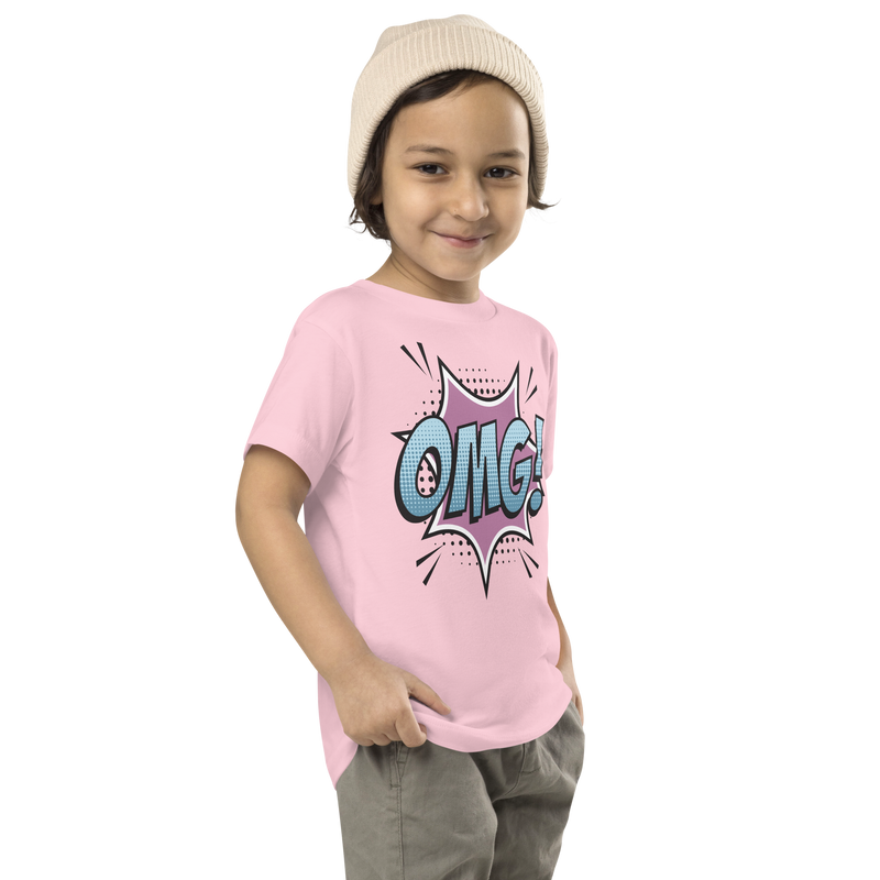 T-shirt för barn med texten "OMG!"