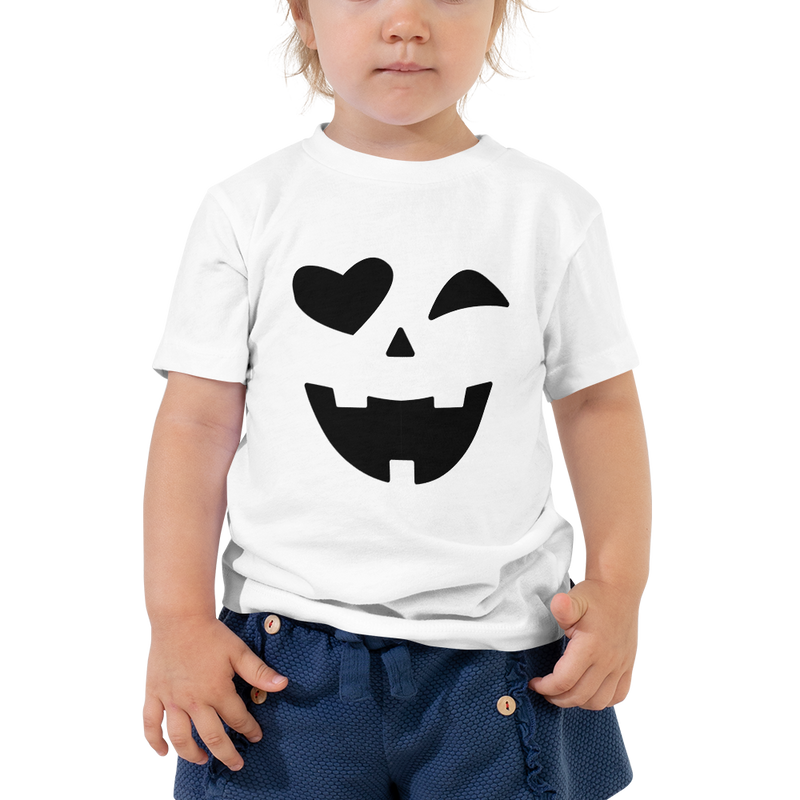 T-shirt för barn med halloween pumpa