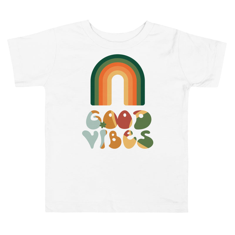 T-shirt för barn med texten - "Good vibes"