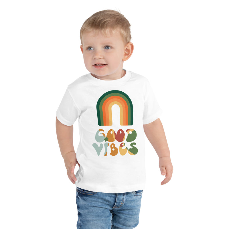 T-shirt för barn med texten - "Good vibes"