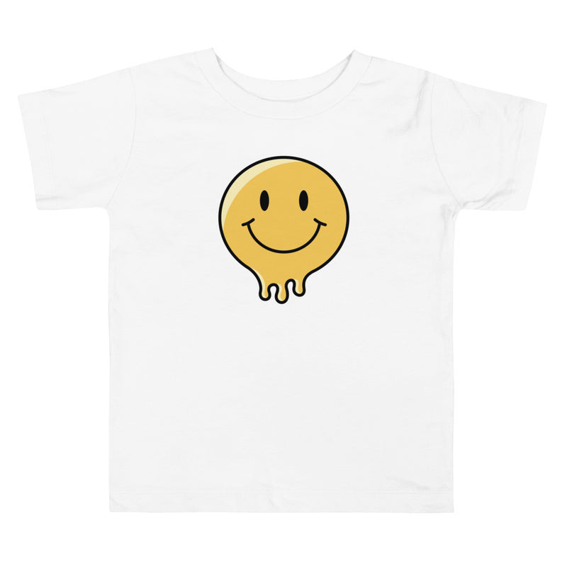 T-shirt för barn med smältande smiley