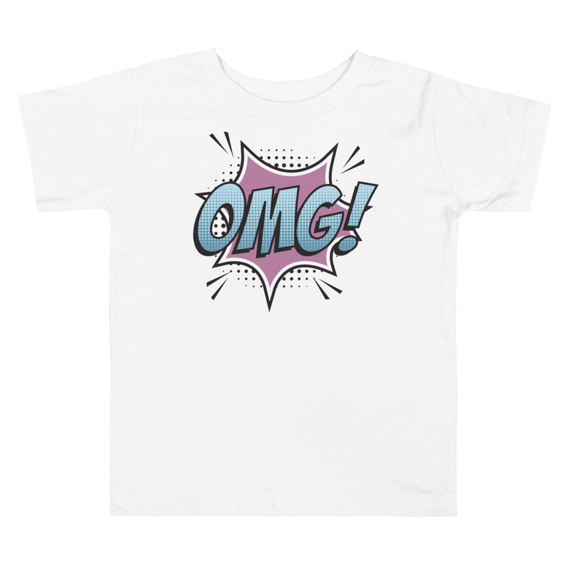 T-shirt för barn med texten "OMG!"