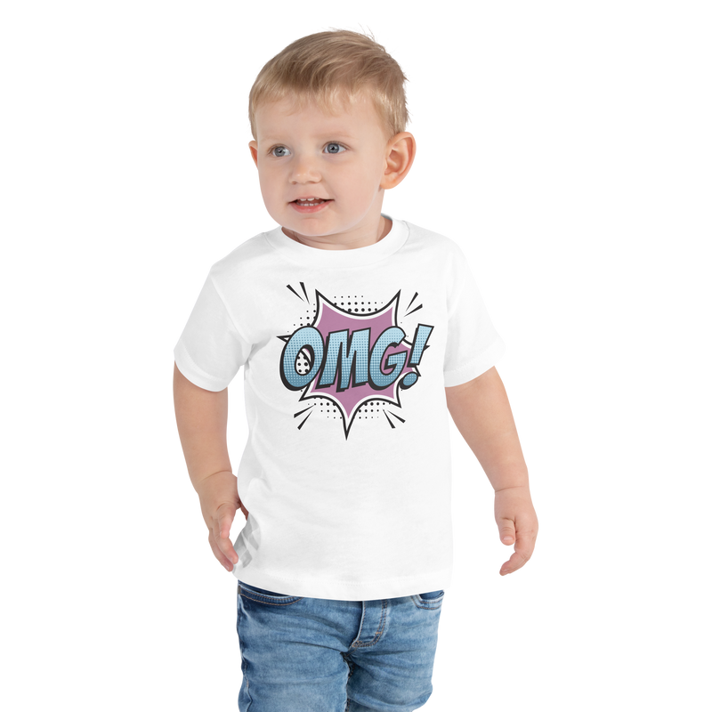 T-shirt för barn med texten "OMG!"