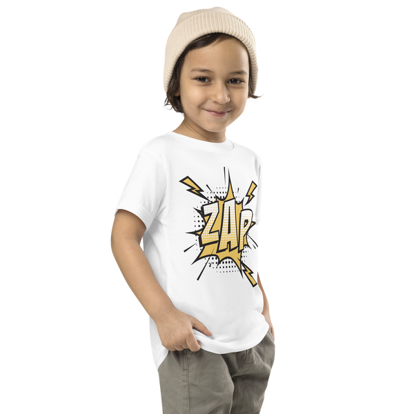 T-shirt för barn med texten "ZAP"