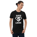 Kortärmad t-shirt i unisex-modell med texten - Superlärare