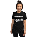 Kortärmad t-shirt i unisex-modell med texten - Todays mood