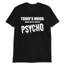 Kortärmad t-shirt i unisex-modell med texten - Todays mood