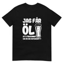Kortärmad t-shirt i unisex-modell med texten - Jag får öl att försvinna