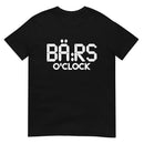 Kortärmad t-shirt i unisex-modell med texten Bärs o clock