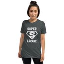 Kortärmad t-shirt i unisex-modell med texten - Superlärare