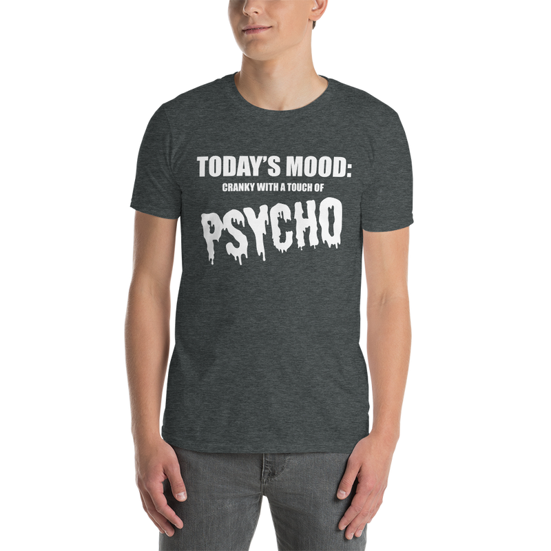 Kortärmad t-shirt i unisex-modell med texten - Todays mood