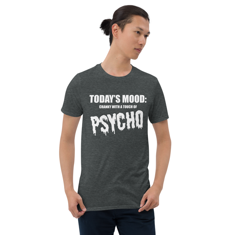 Kortärmad t-shirt i unisex-modell med texten - Todays mood