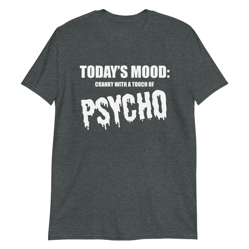 Kortärmad t-shirt i unisex-modell med texten - Todays mood