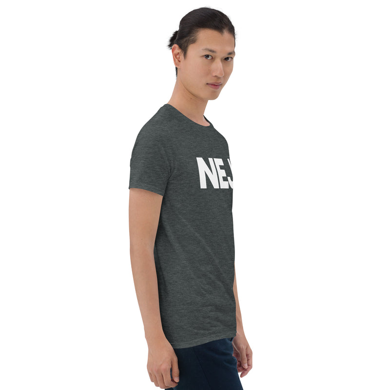 Kortärmad t-shirt i unisex-modell med texten - NEJ.