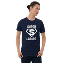 Kortärmad t-shirt i unisex-modell med texten - Superlärare