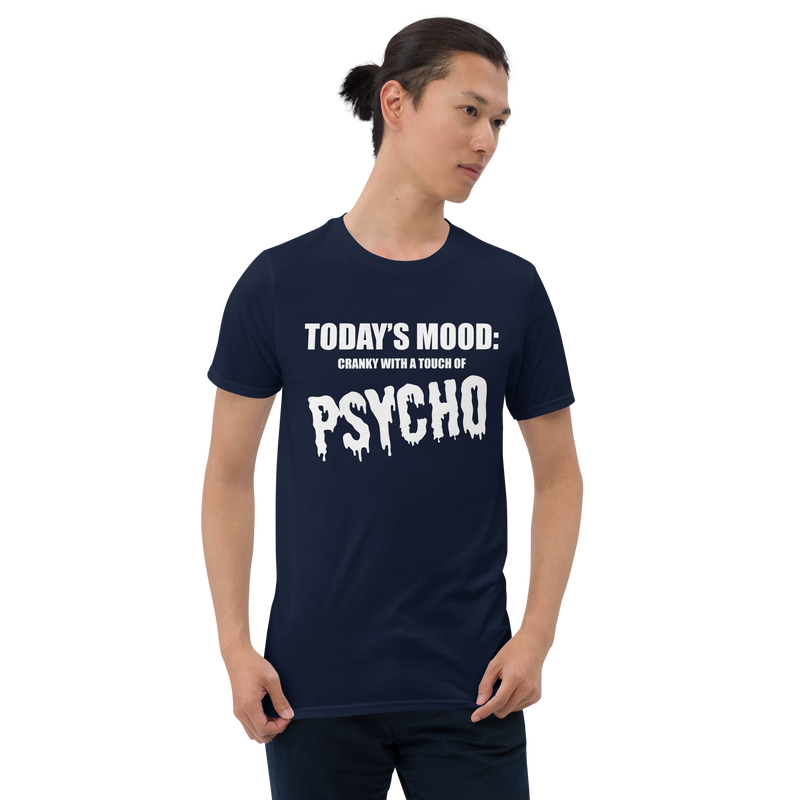 Kortärmad t-shirt i unisex-modell med texten - Todays mood