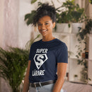 Kortärmad t-shirt i unisex-modell med texten - Superlärare