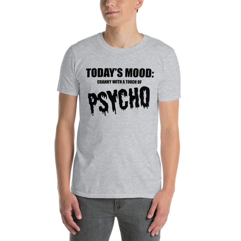 Kortärmad t-shirt i unisex-modell med texten - Todays mood