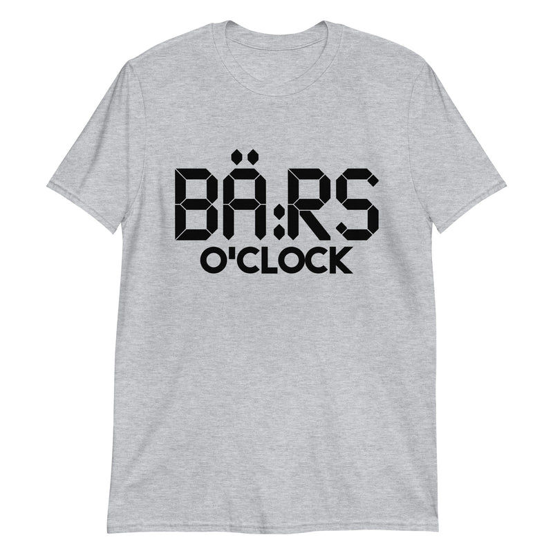 Kortärmad t-shirt i unisex-modell med texten - Bärs o´clock
