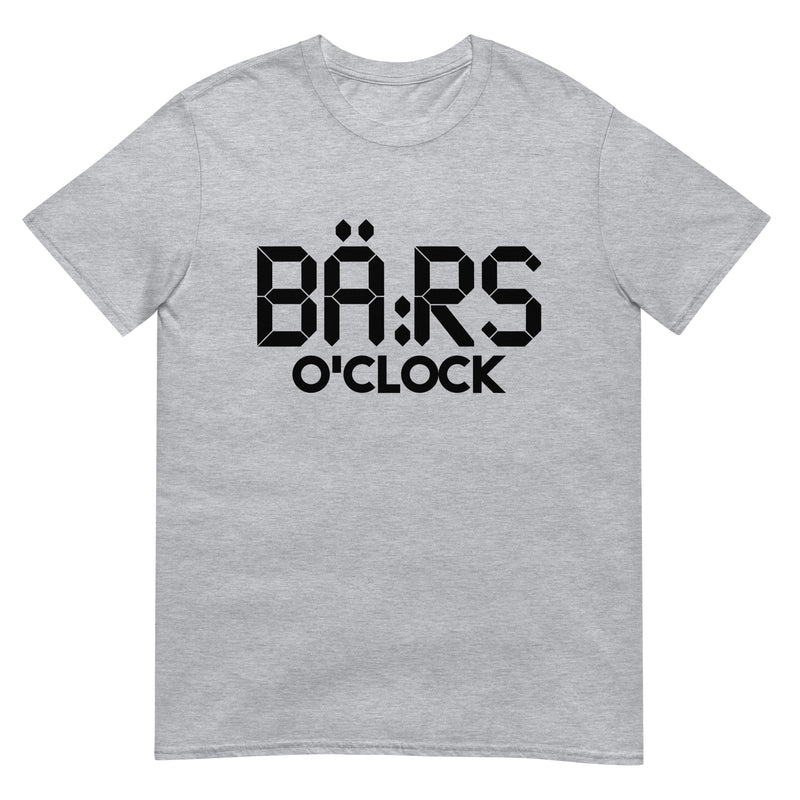 Kortärmad t-shirt i unisex-modell med texten - Bärs o´clock