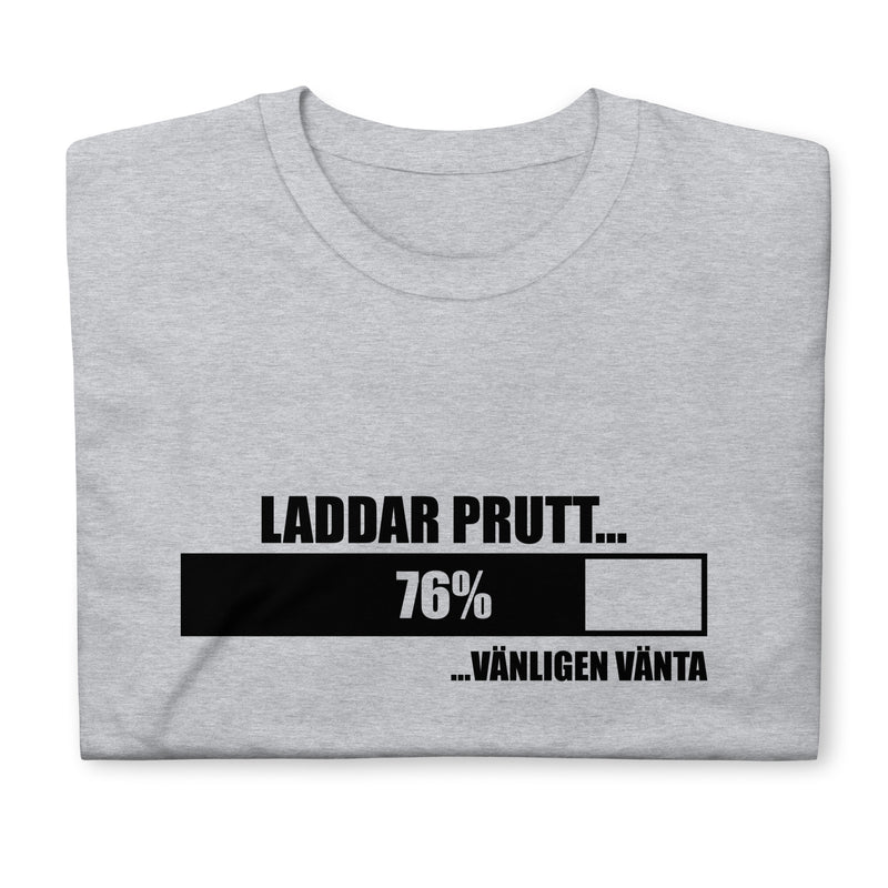 Kortärmad t-shirt i unisex-modell med texten - Laddar prutt
