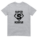 Kortärmad t-shirt i unisex-modell med texten Supermorfar