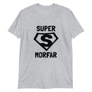 Kortärmad t-shirt i unisex-modell med texten Supermorfar