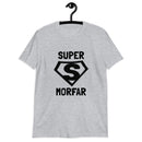 Kortärmad t-shirt i unisex-modell med texten Supermorfar