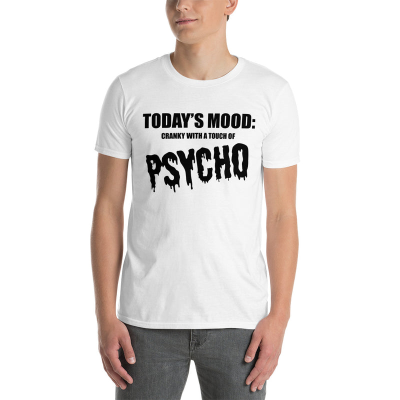 Kortärmad t-shirt i unisex-modell med texten - Todays mood