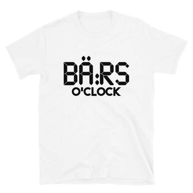 Kortärmad t-shirt i unisex-modell med texten - Bärs o´clock
