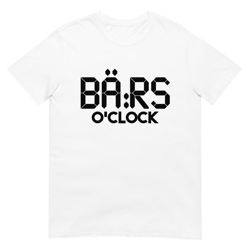 Kortärmad t-shirt i unisex-modell med texten - Bärs o´clock