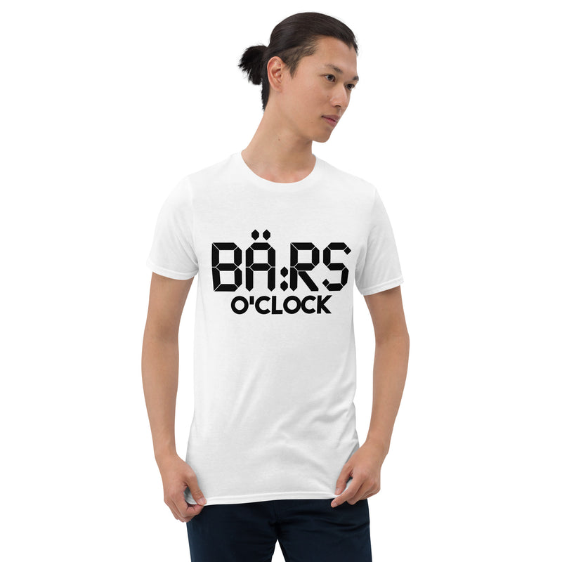 Kortärmad t-shirt i unisex-modell med texten - Bärs o´clock