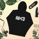 Hoodie med texten - "ABCD"