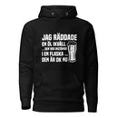 Hoodie med texten - "Jag räddade en öl ikväll"